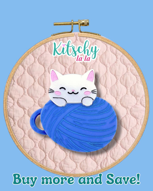 PRE ORDER Woollen Kittens Midi Brooch