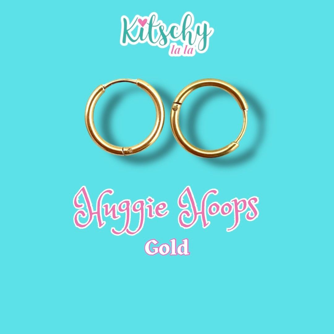 Huggie Hoops 18mm
