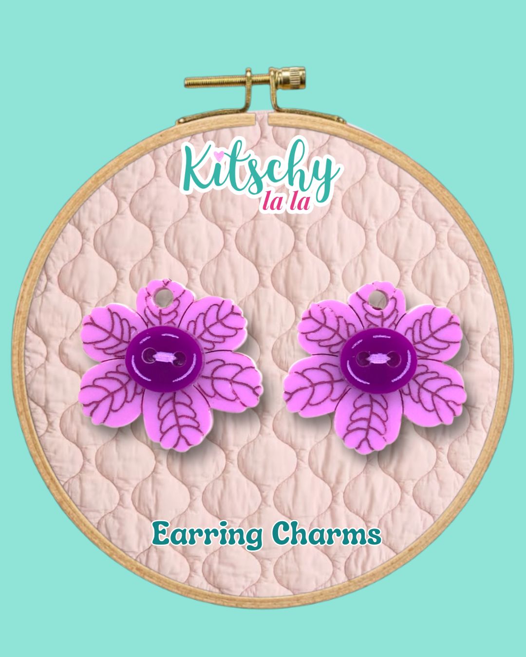 Crochet Flower Earrings