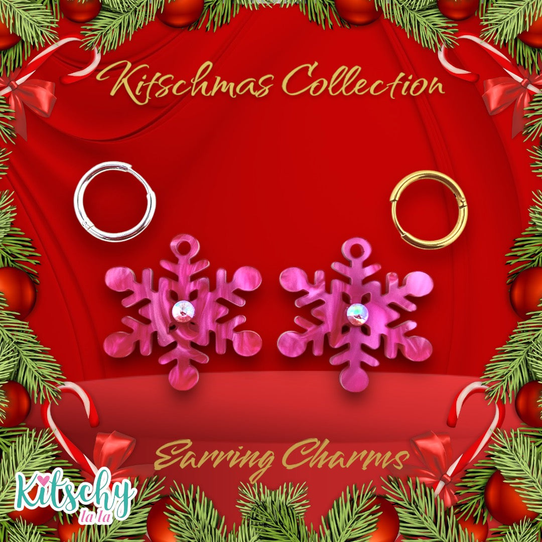 Snowflake Earring Charms
