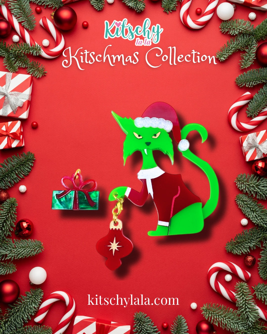 PRE ORDER Grinchpuss Brooch