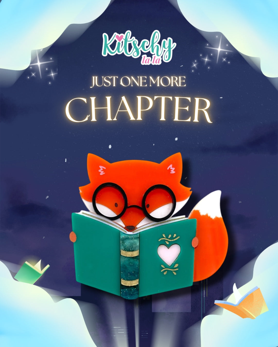 PRE ORDER The Novel Fox Brooch
