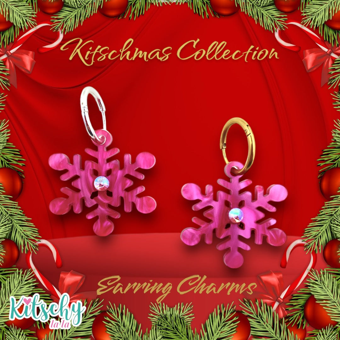 Snowflake Earring Charms