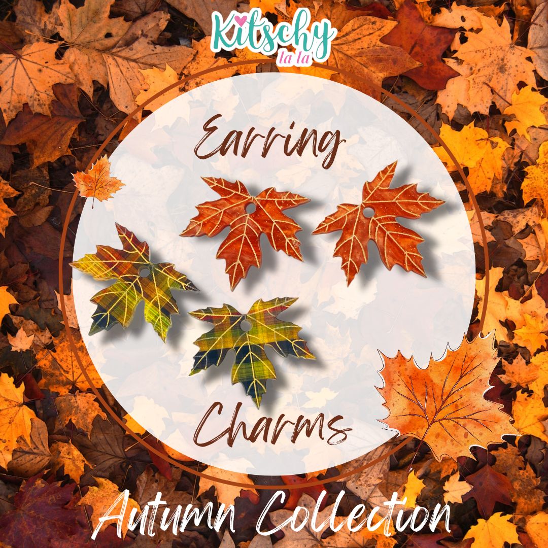 Autumn Leaf Earring Charms
