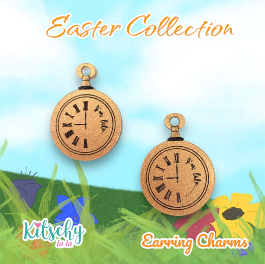 Pocket Watch Earring Charms
