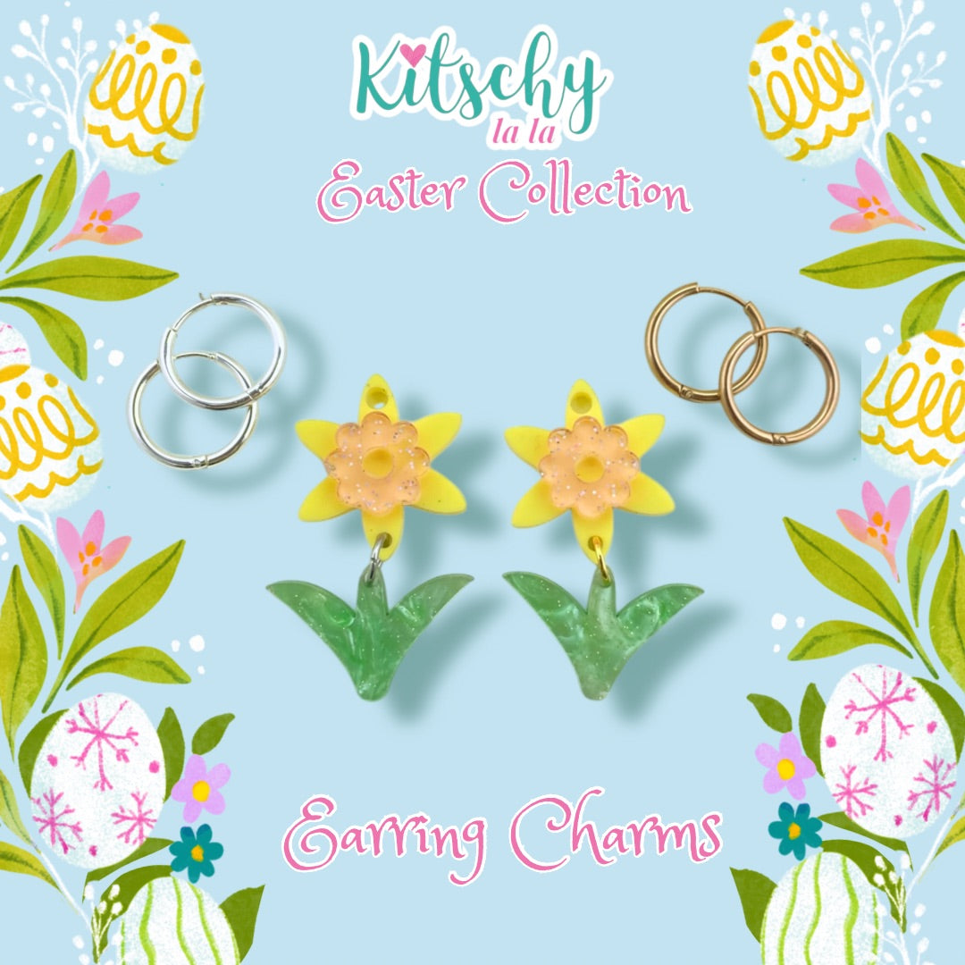 Daffodil Dangle Earrings