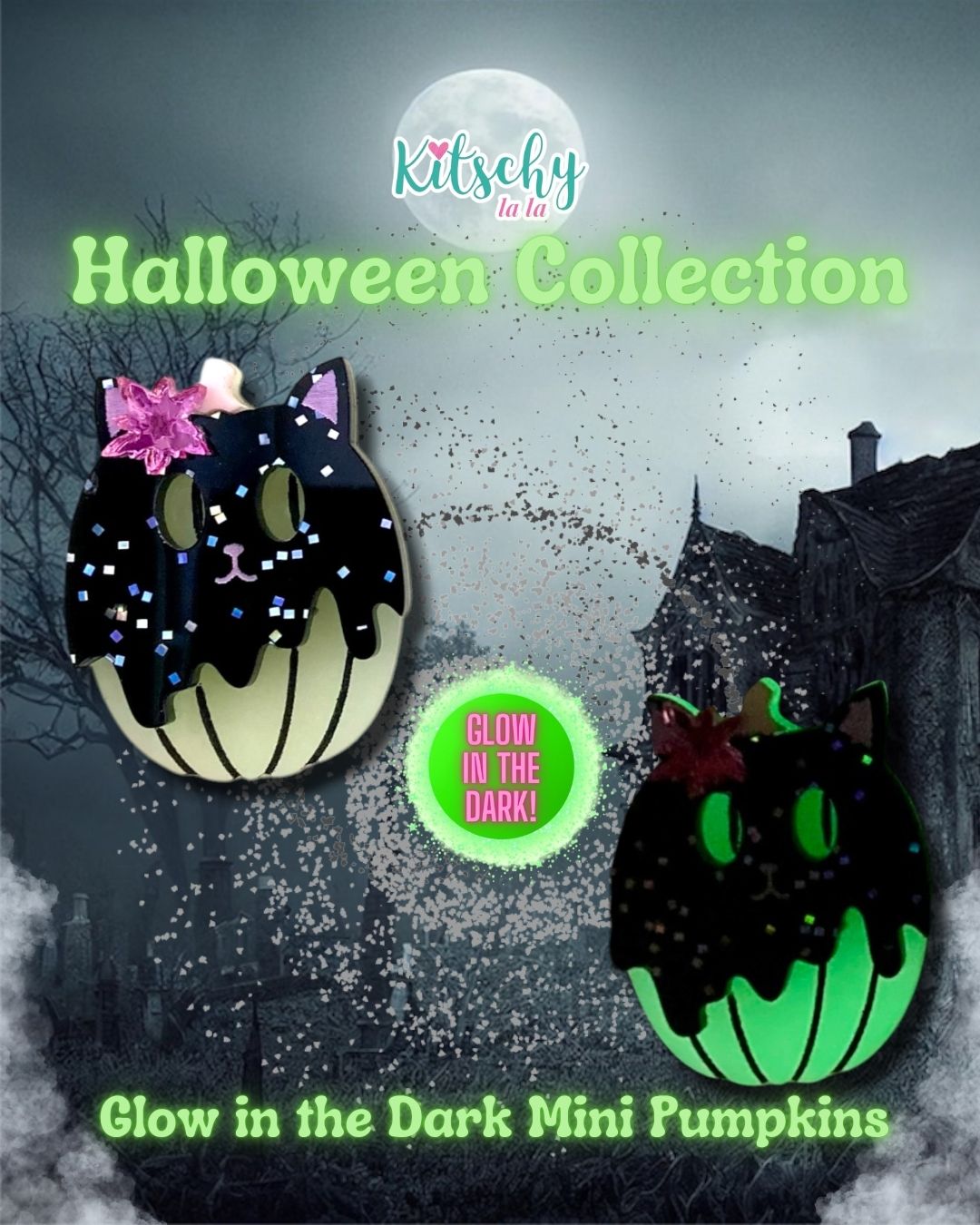 Mini Pumpkin Brooches