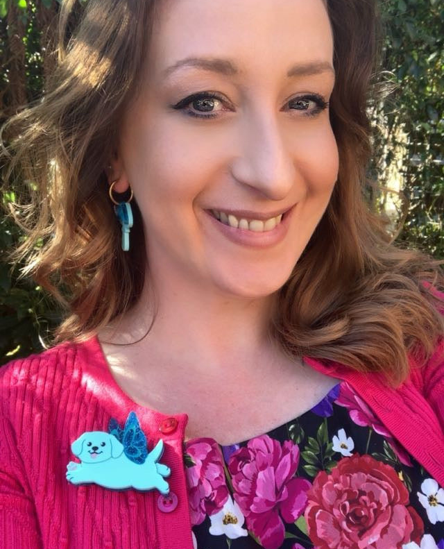 Flutter Puppy Brooch