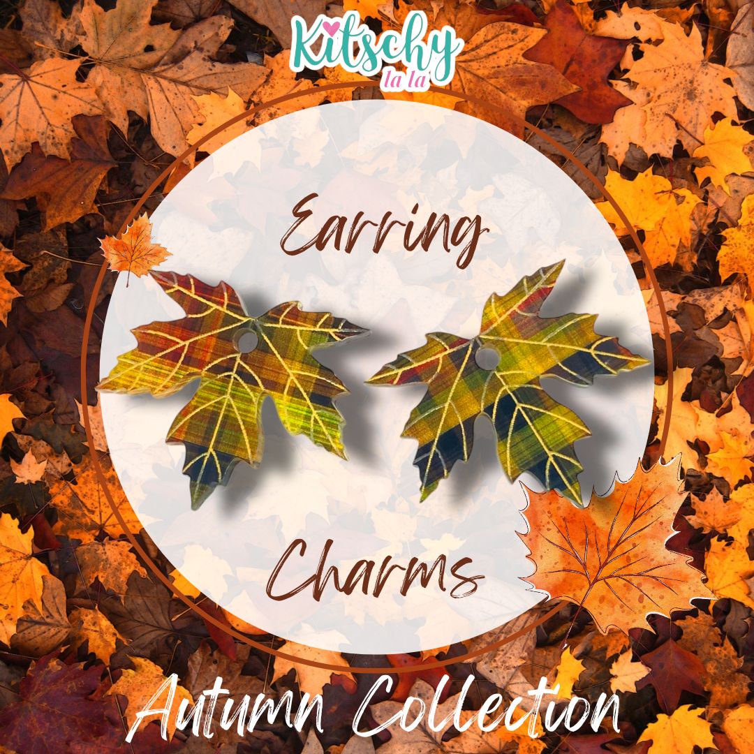 Autumn Leaf Earring Charms