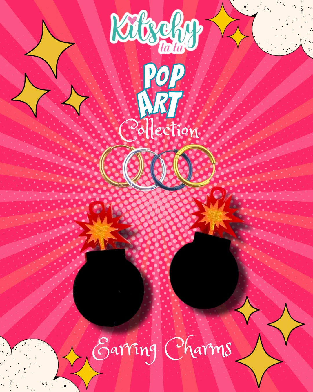 PRE ORDER Bomb Earring Charms