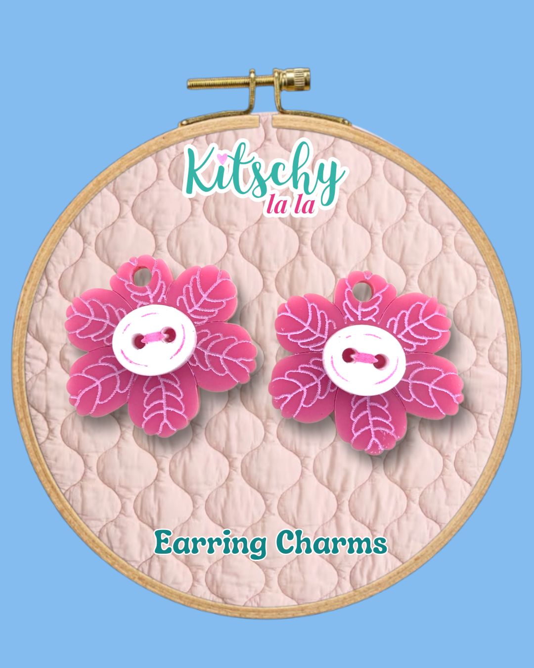 Crochet Flower Earrings