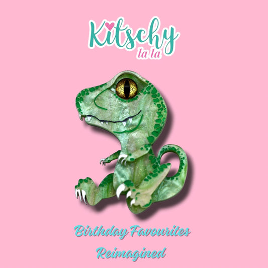 PRE ORDER Baby Dino Brooch