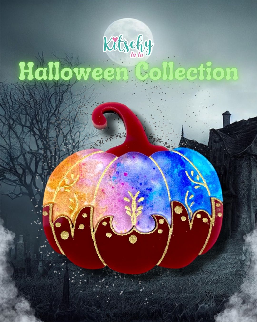 Pretty Pumpkin Brooches