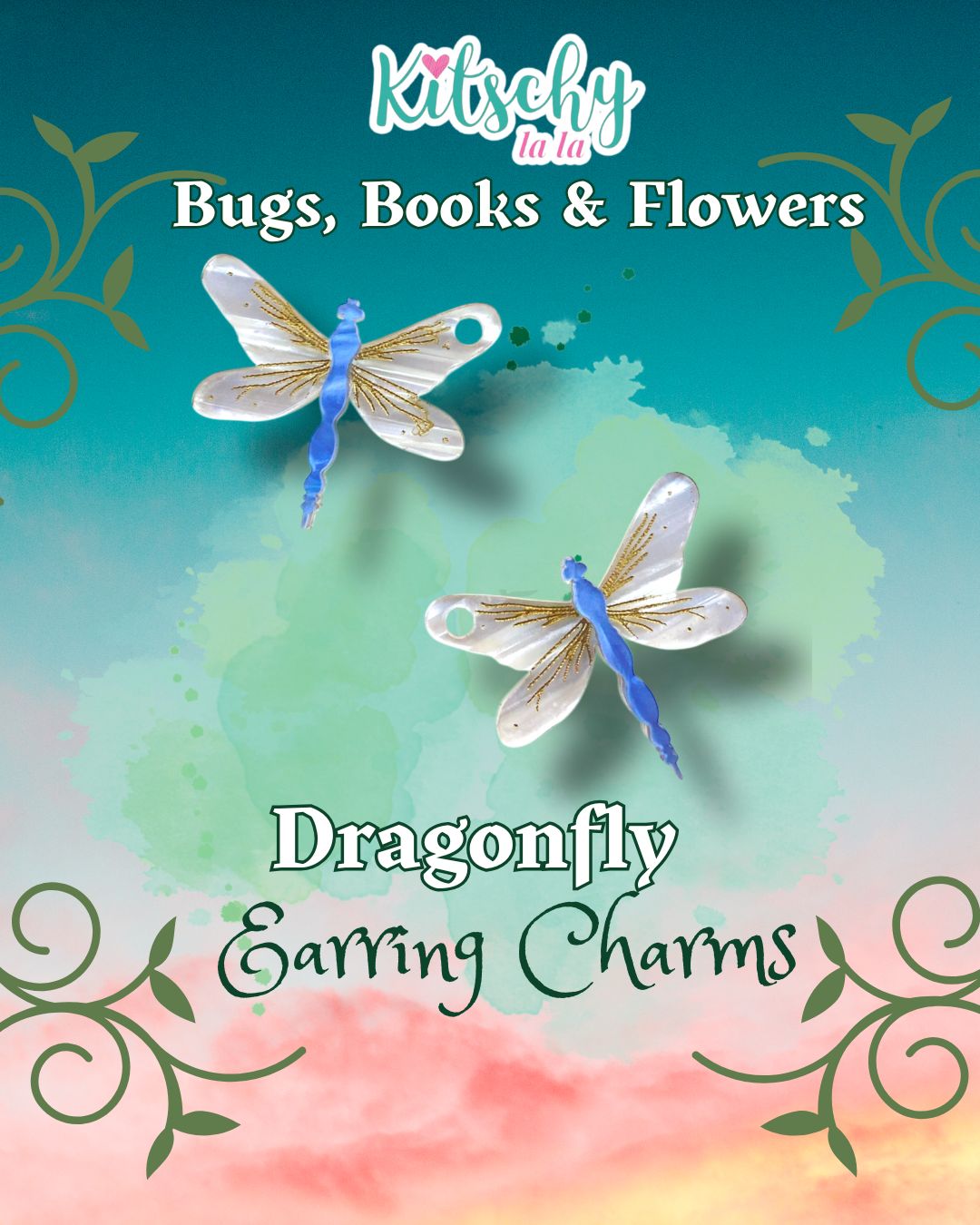 Dragonfly Earring Charms