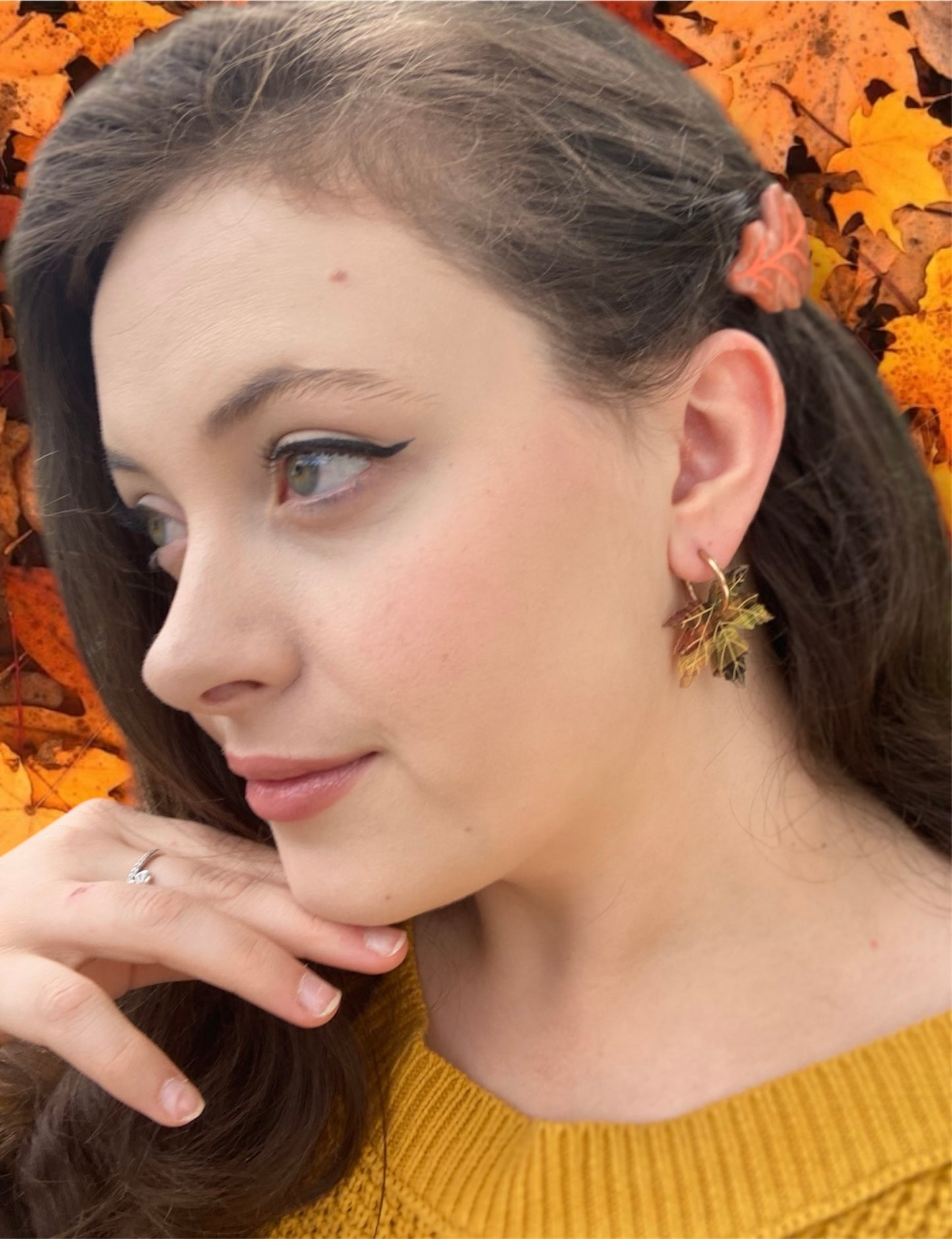 Autumn Leaf Earring Charms