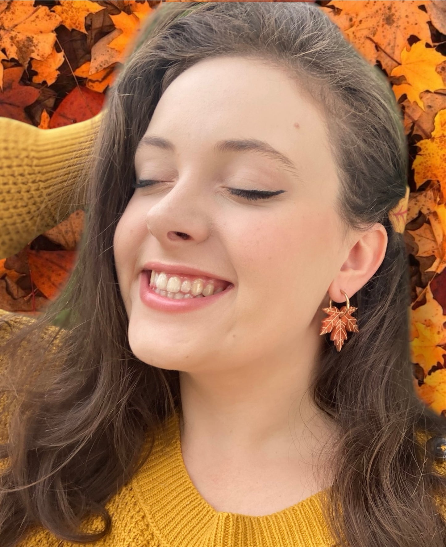 Autumn Leaf Earring Charms