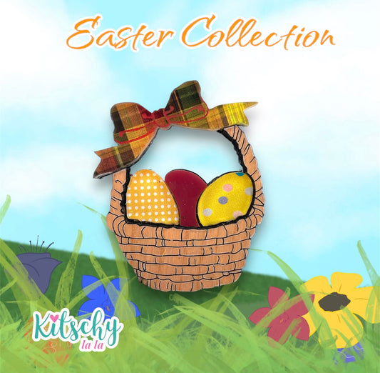 Easter Basket Midi Brooch