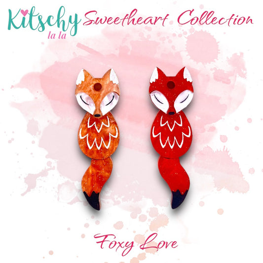 Foxy Love Mismatched Earring Charms