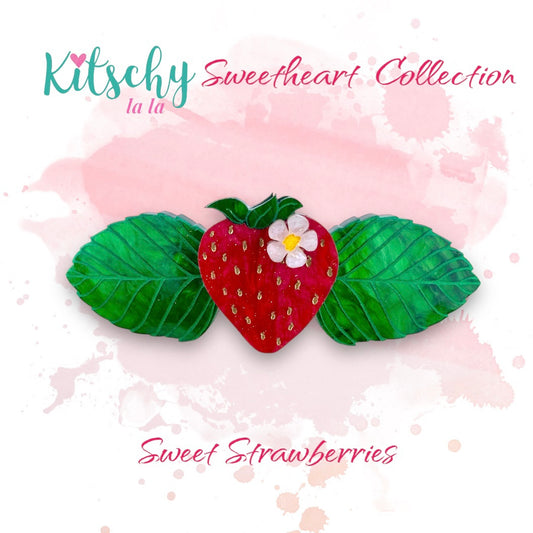 Sweet Strawberries Hair Clip