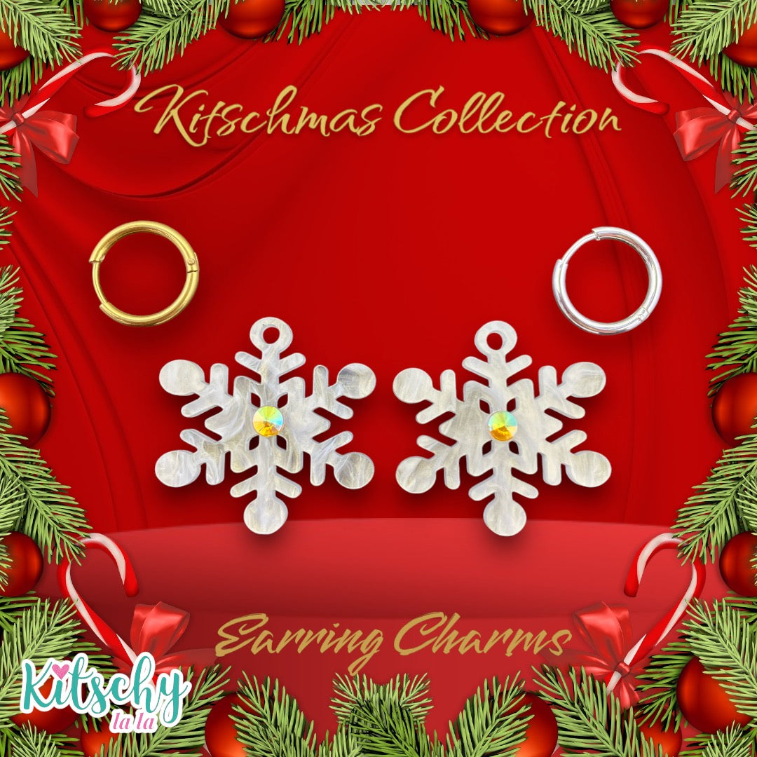 Snowflake Earring Charms