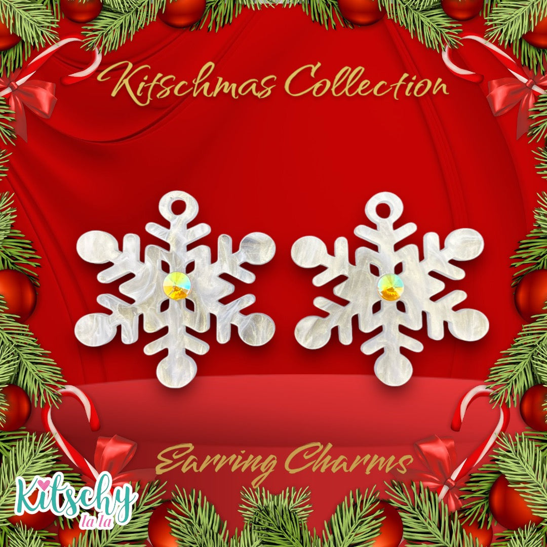 Snowflake Earring Charms