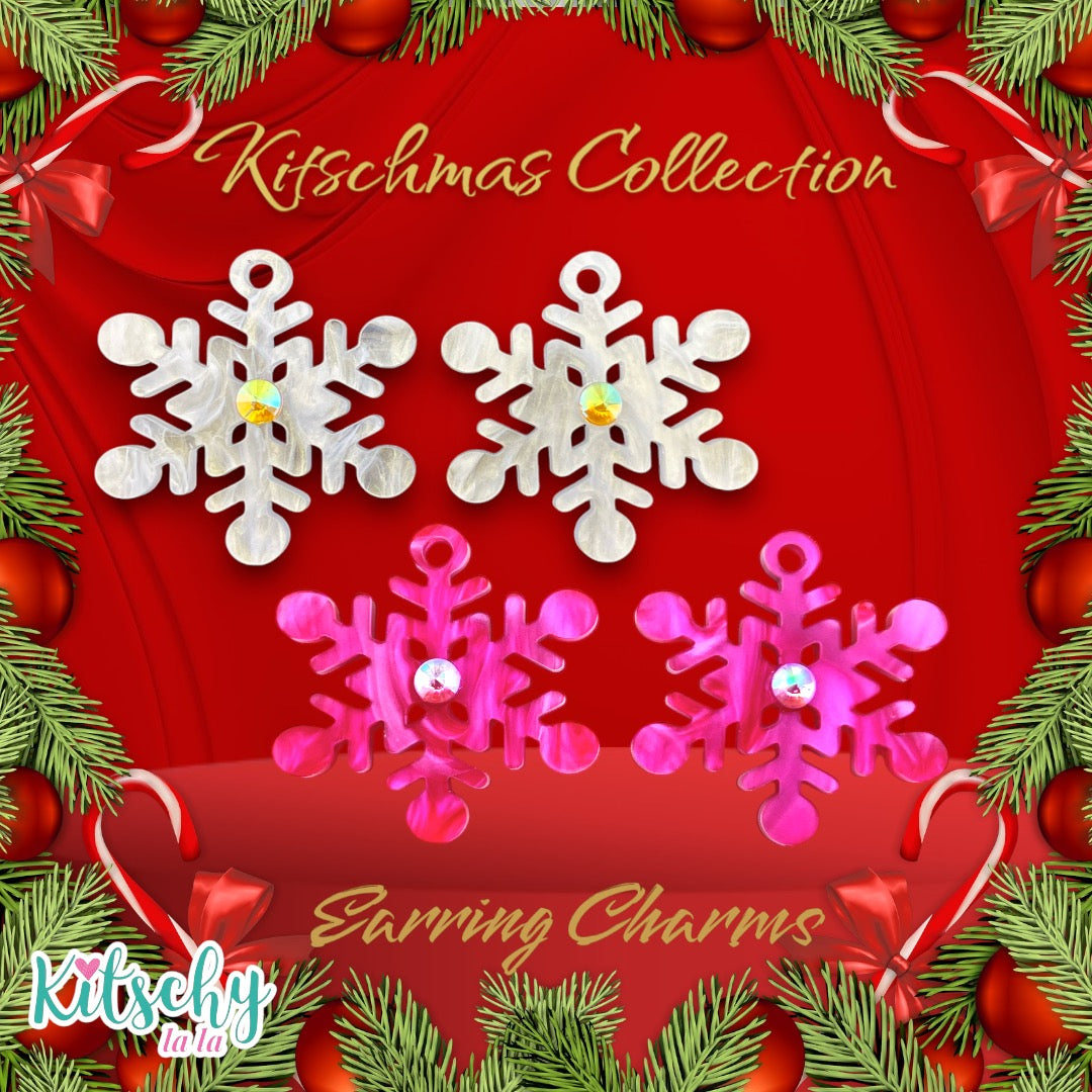 Snowflake Earring Charms