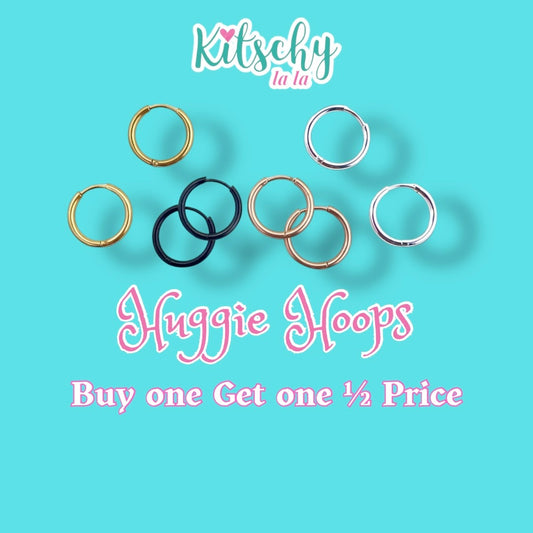Huggie Hoops 18mm