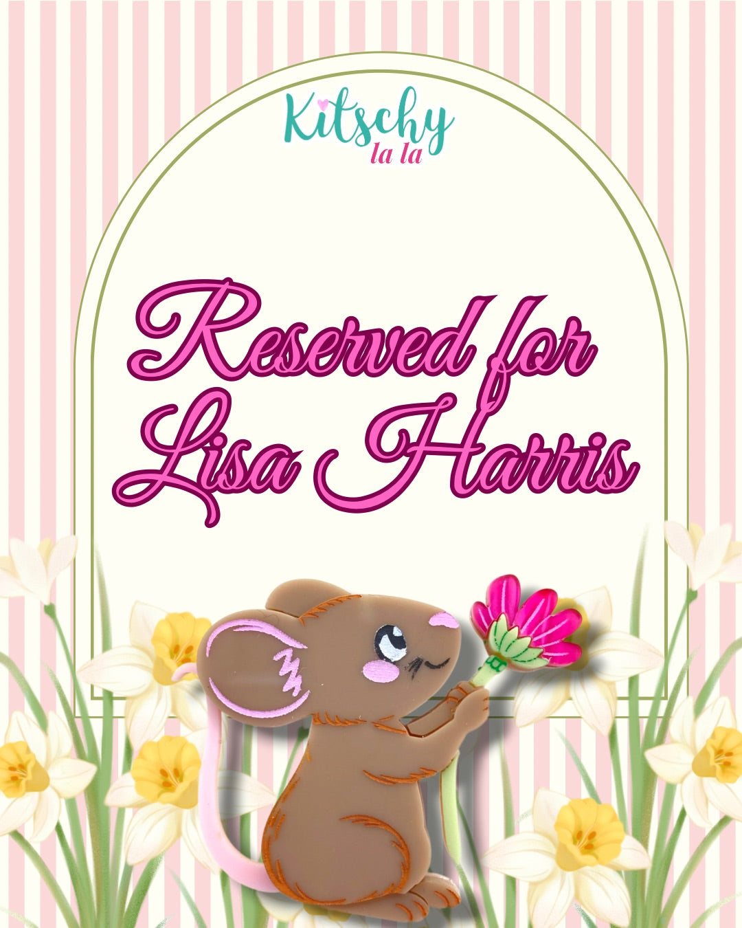 RESERVED FOR LISA HARRIS