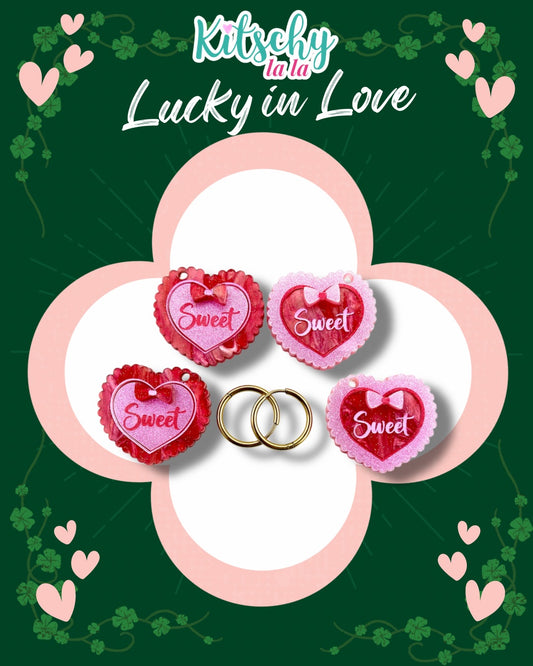Sweet Heart Earring Charms