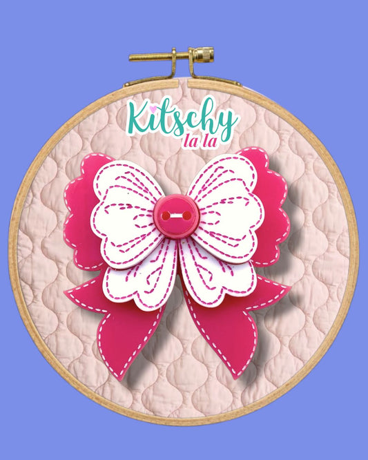 PRE ORDER Sew Cute Bow Brooch