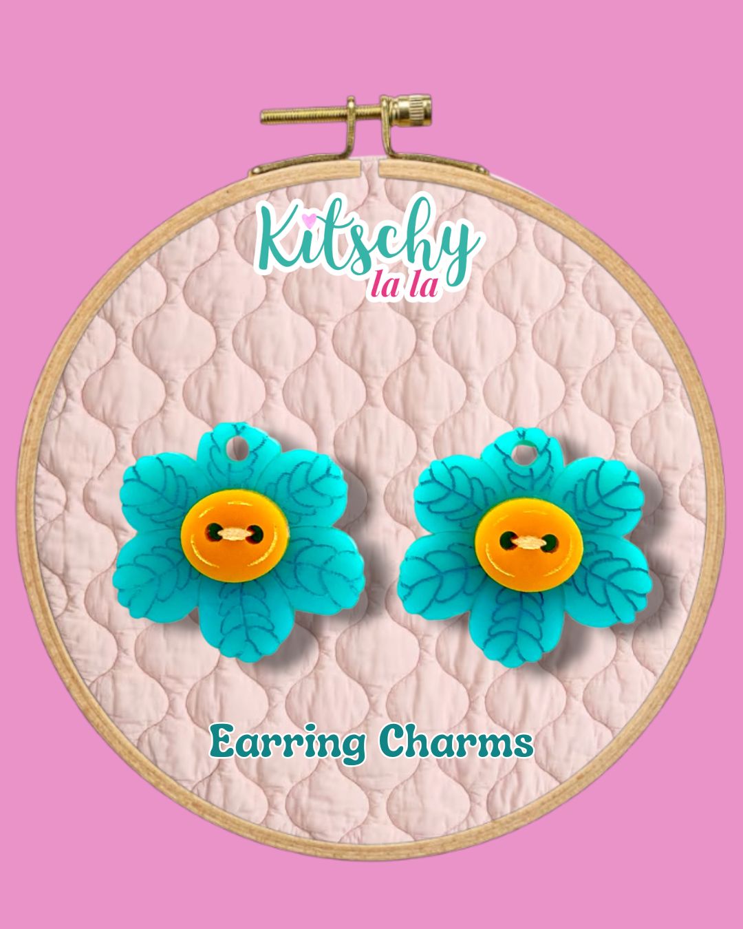 Crochet Flower Earrings