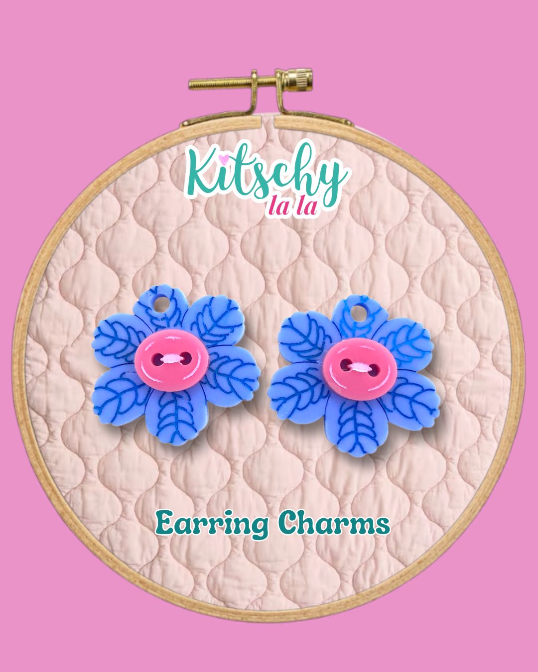 Crochet Flower Earrings