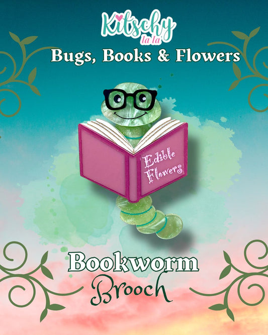Bookworm Brooch