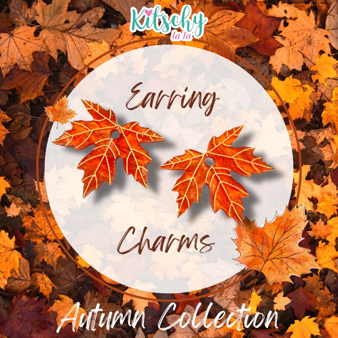 Autumn Leaf Earring Charms