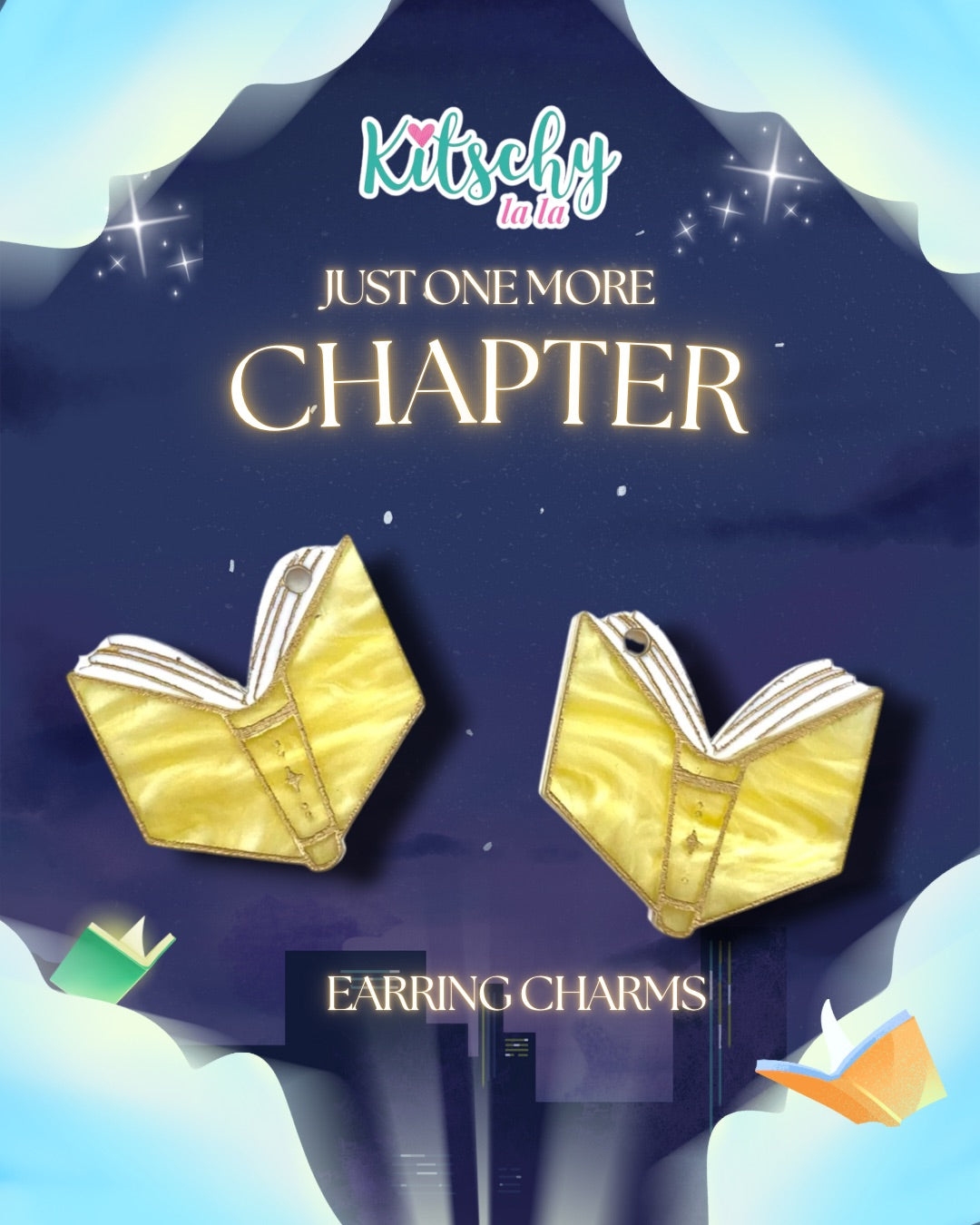 PRE ORDER Book Earring Charms