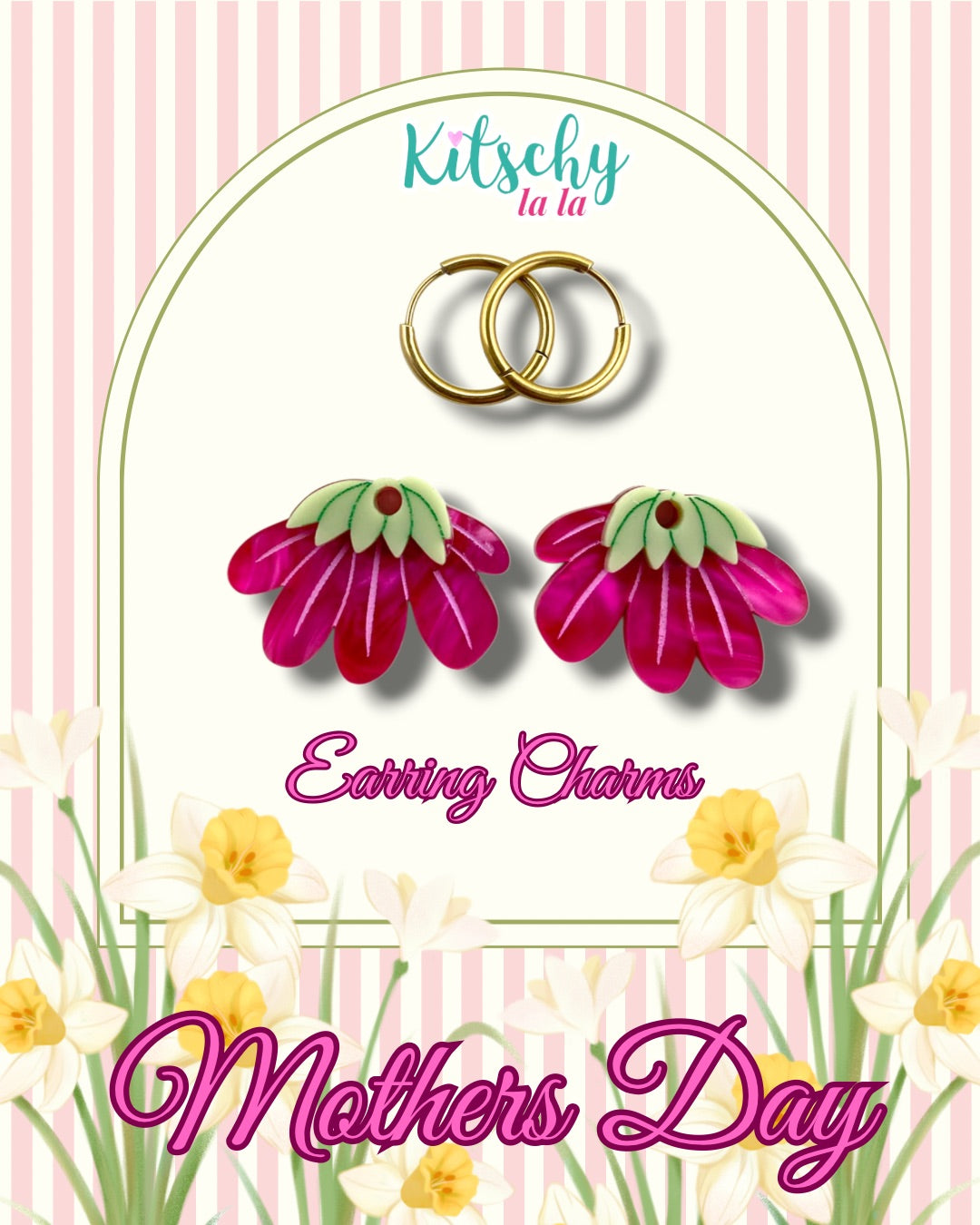 PRE ORDER Blossom Flower Earring Charms