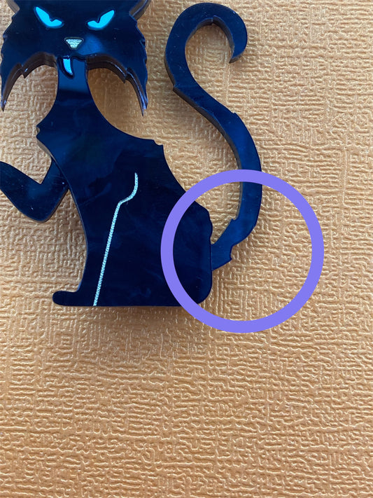 2nds Fang Interchangeable Cat Brooch