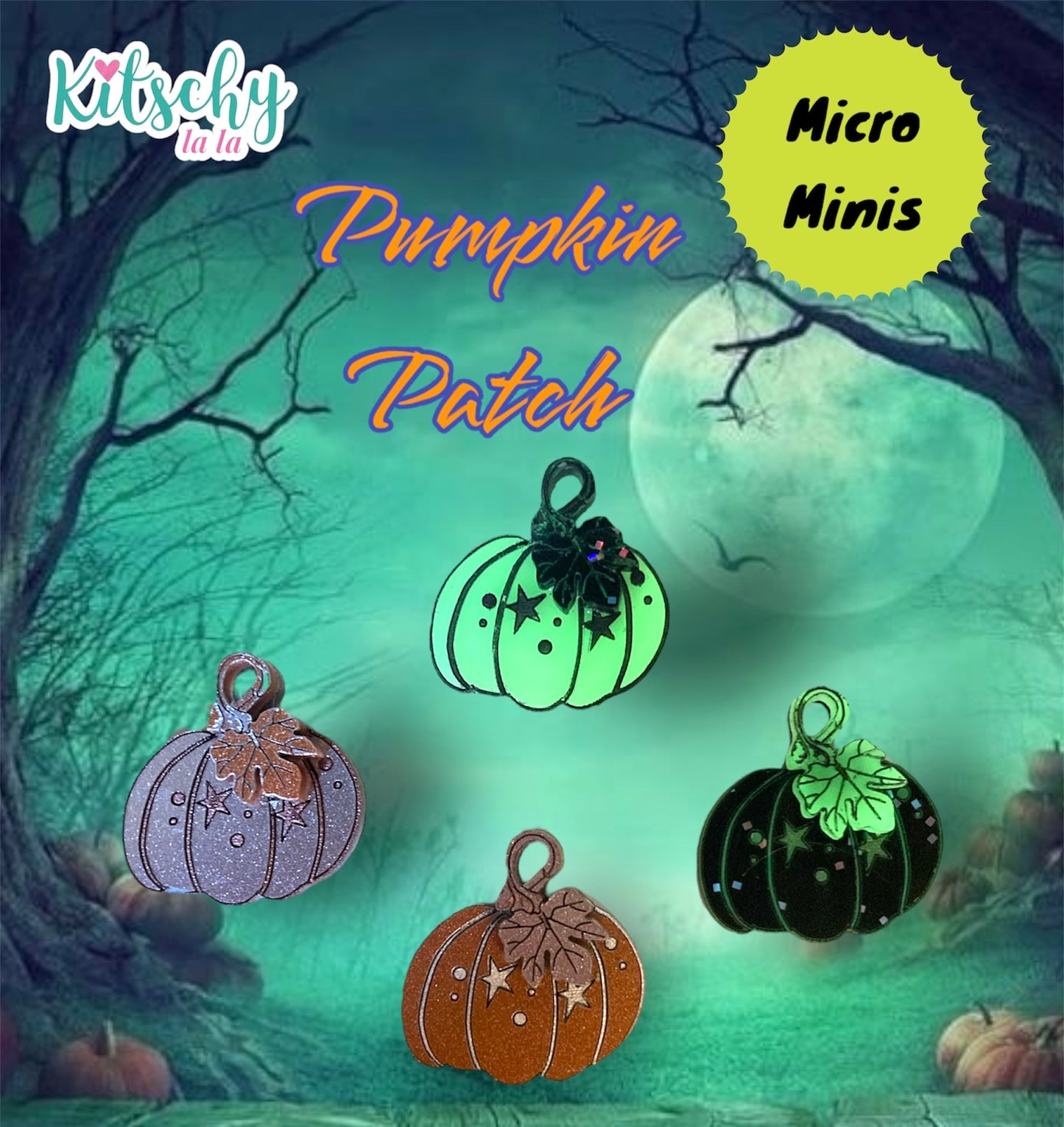 Micro Mini Pumpkin Brooch