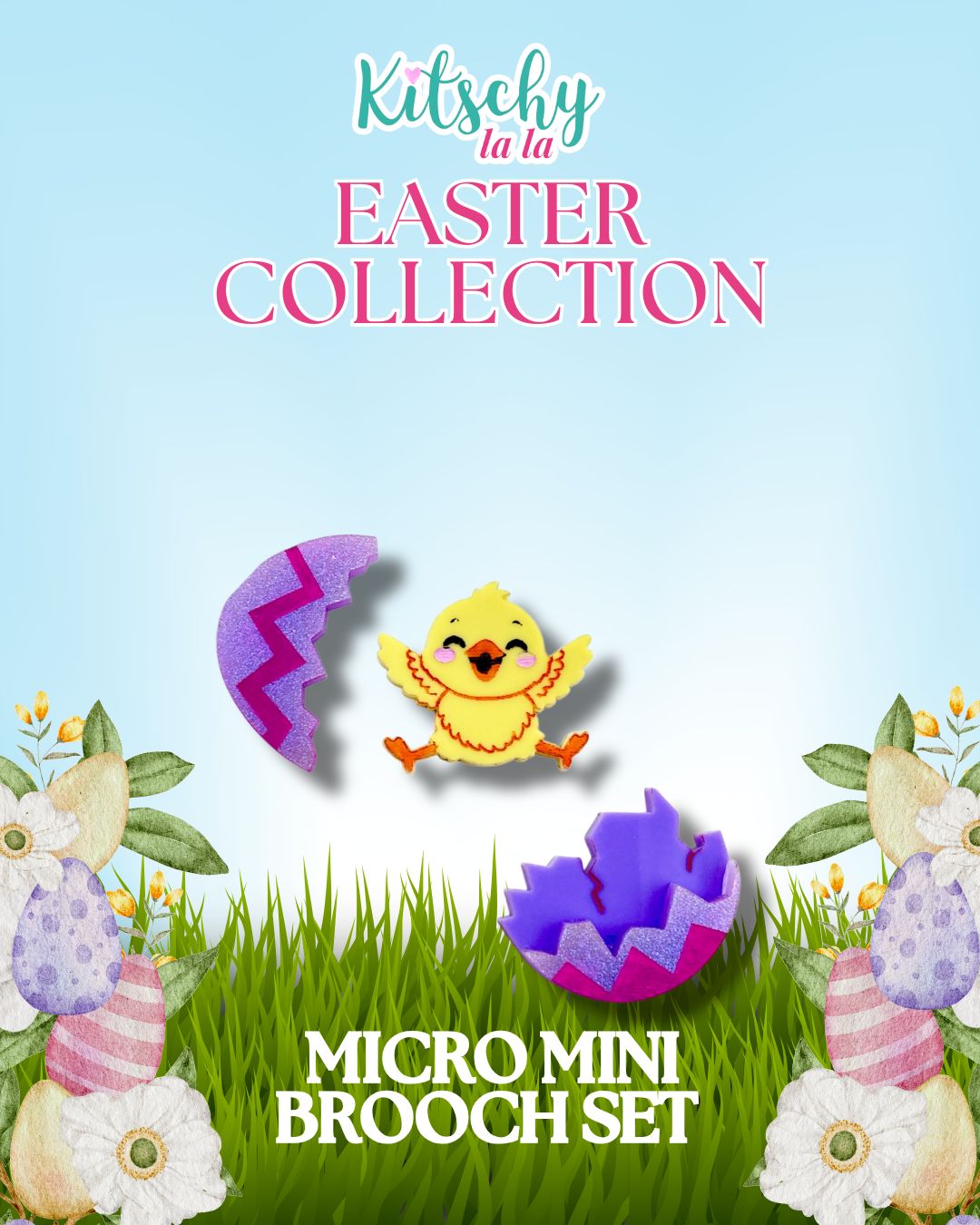 Micro Mini Brooch Set