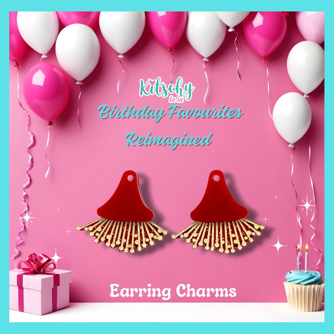 PRE ORDER Festive Gum Blossom Earring Charms