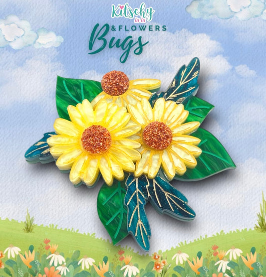 Daisy Corsage Brooch