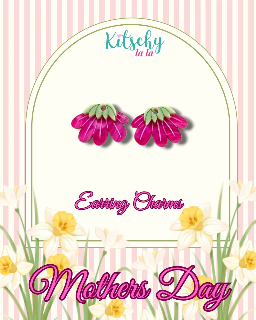 PRE ORDER Blossom Flower Earring Charms