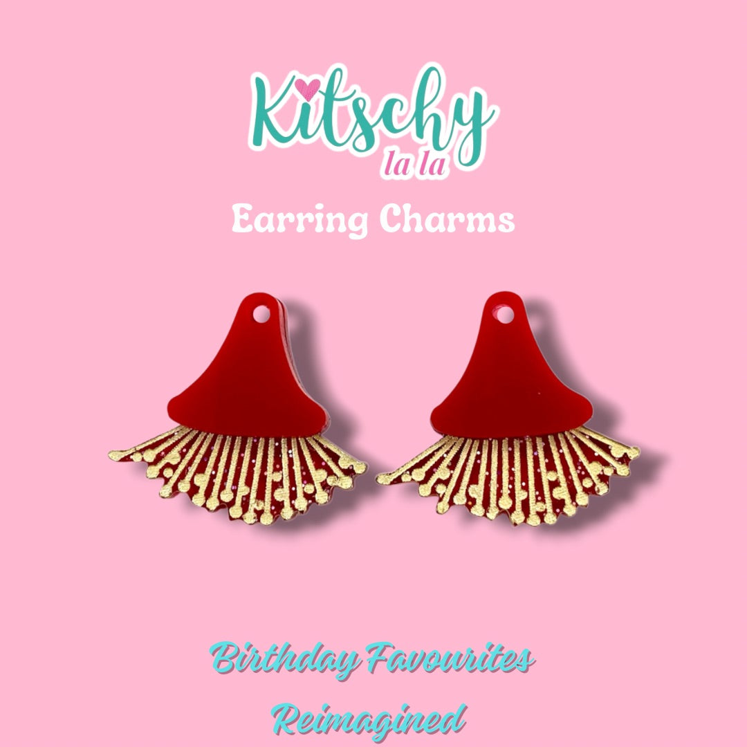 PRE ORDER Festive Gum Blossom Earring Charms
