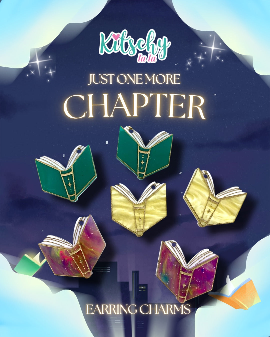 PRE ORDER Book Earring Charms
