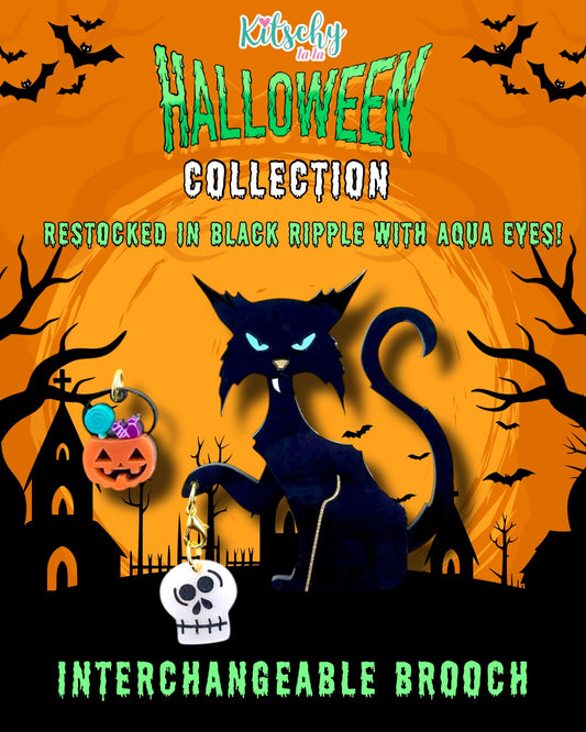 2nds Fang Interchangeable Cat Brooch