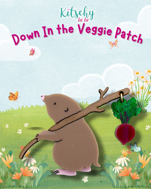 PRE ORDER Mole Brooch