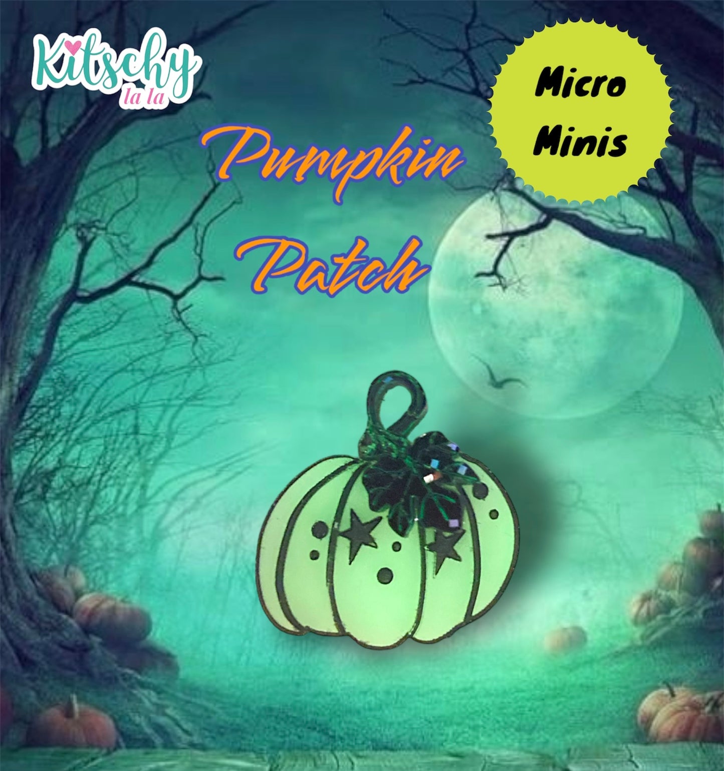 Micro Mini Pumpkin Brooch