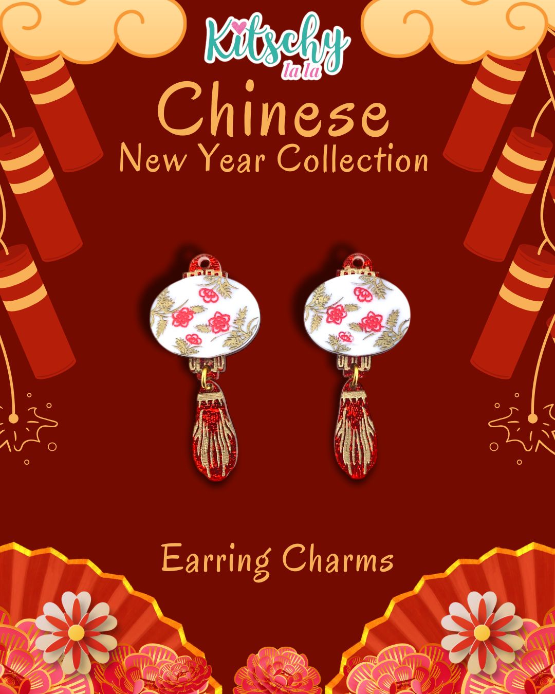 PRE ORDER Lantern Earring Charms