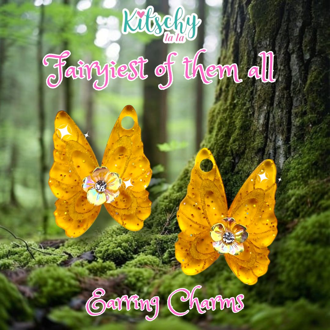 Fairy Wing Earring Charms