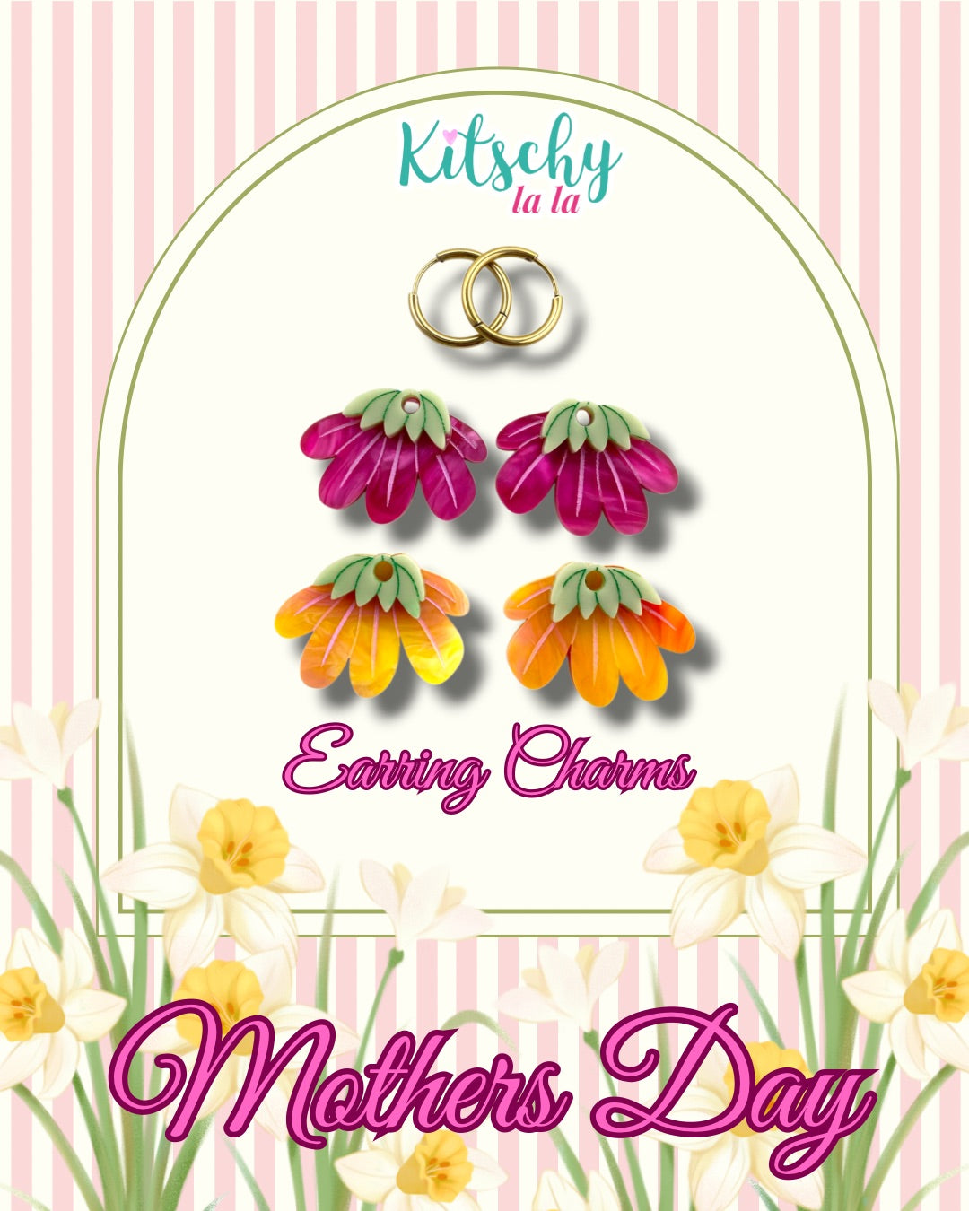 PRE ORDER Blossom Flower Earring Charms